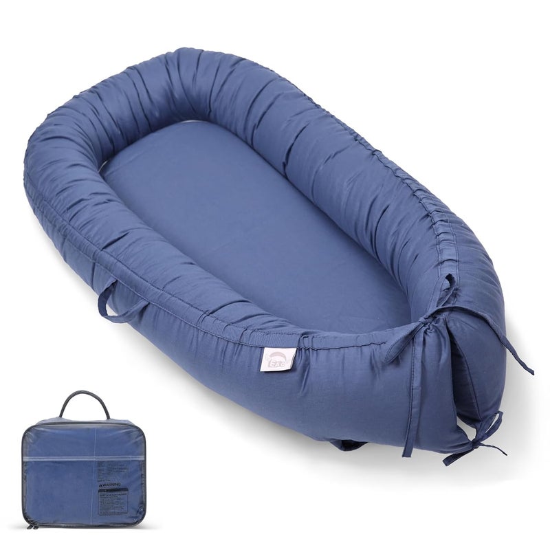 EAQ Baby Lounger, Infant Lounger for Newborn,Portable Baby Nest Cover Breathable & Soft, Newborn Essentials - Image 1